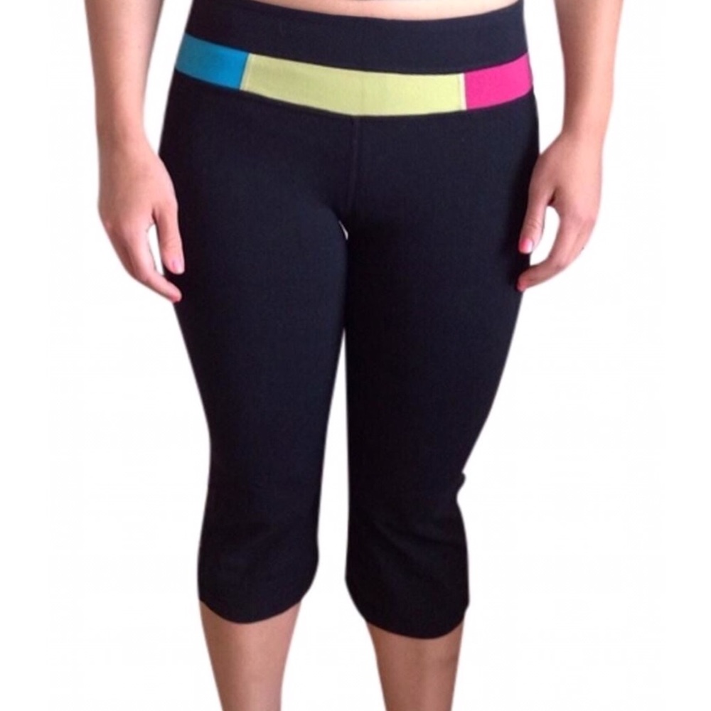 Lululemon Cropped Reversible Multicolor Leggings